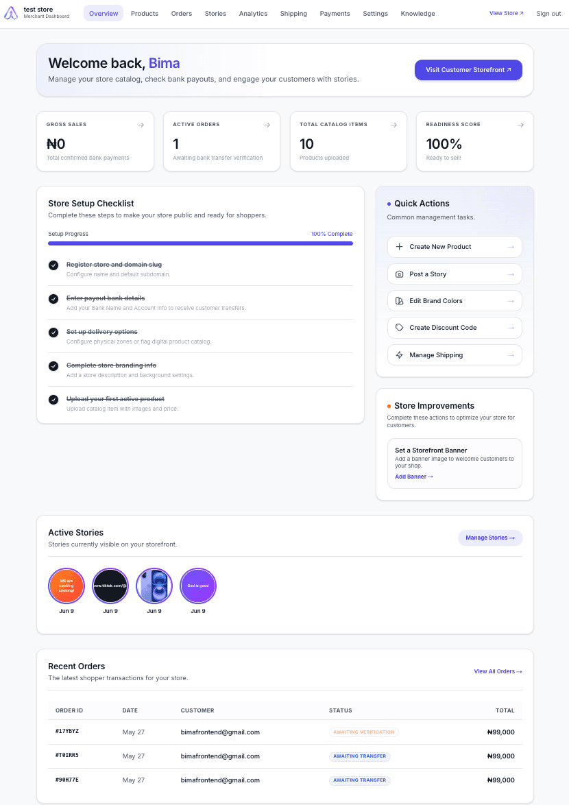 Aurjaai Dashboard